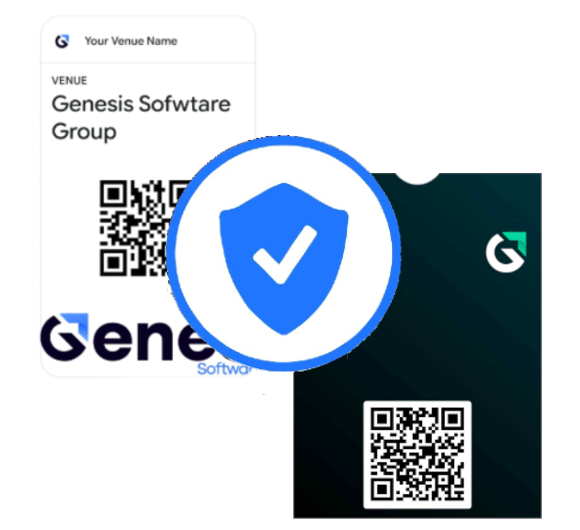 Secure Digital Wardrobe tickets with protection icon showing anti-fraud validation features.